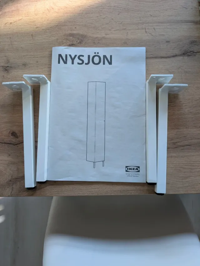 4 Patas NYSJÖN IKEA Metal Blancas