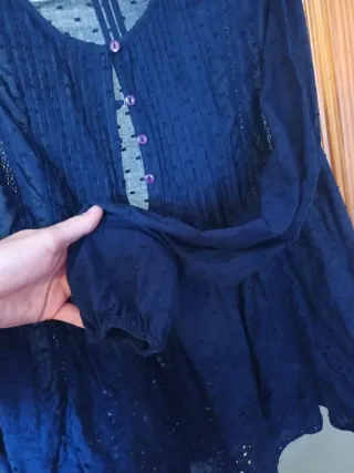 Camisa azul TEX talla S