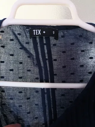 Camisa azul TEX talla S