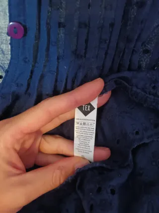 Camisa azul TEX talla S