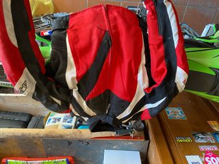 Giubbino moto A-pro rosso e nero