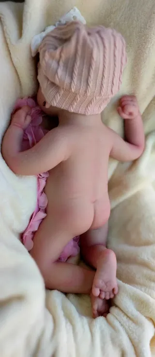 Bebé Reborn Silicona Completa 39cm