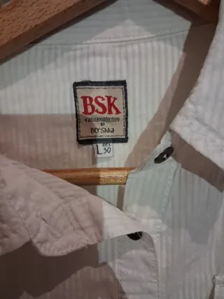 Camisa blanca Bershka