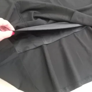 Gonna nera elegante curvy taglia 56