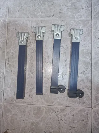 Patas de somier metálicas (4 unidades)