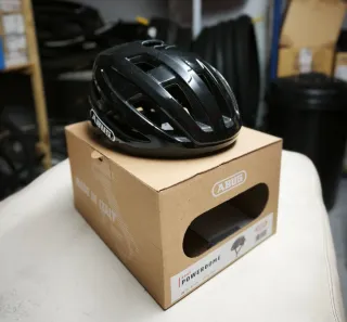 Casco ABUS Powerdome Negro Mate y Brillo Talla M