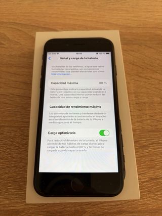 iPhone SE 128GB 3ª Gen Negro Seminuevo