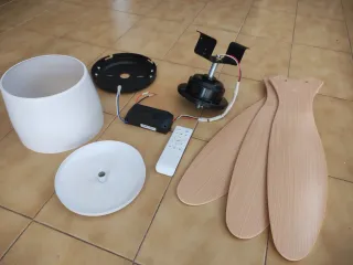 Ventilador de techo sin luz