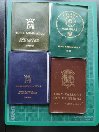 Portafoglio Monete 1976, 77, 78 e 80 Non Circolanti