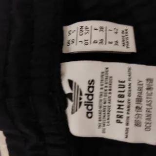 Pantalón Adidas Negro Rayas Blancas