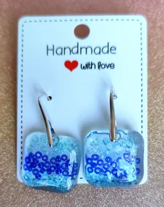 Pendientes Azules