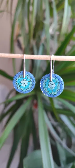 Pendientes Azules