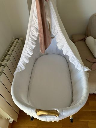 Cuna/Moisés de Bambú para bebé Hecho a Mano