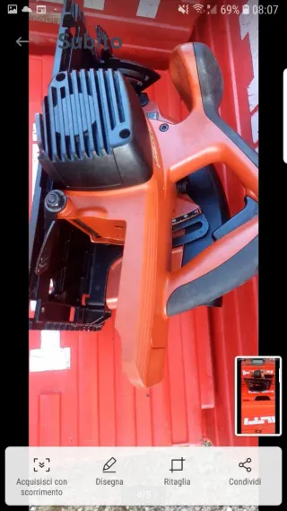 Sega circolare Hilti WSC 70A36 oati al nuovo