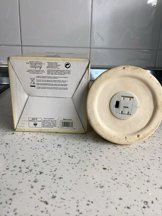 Campana Natività con Luce Ceramica