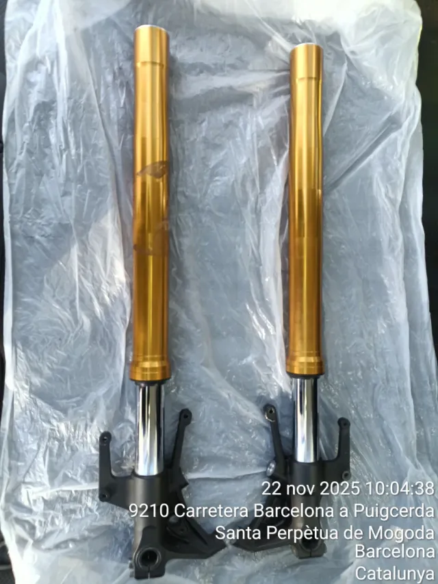 Horquillas TMAX 530 2016 Doradas