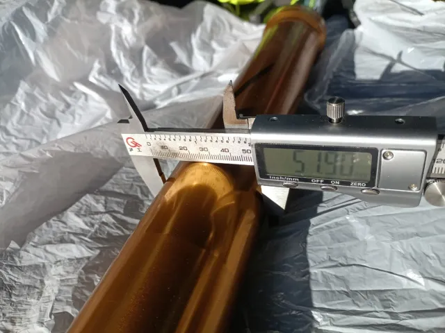 Horquillas TMAX 530 2016 Doradas