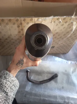 Tubo de escape Tecnogas 125cc