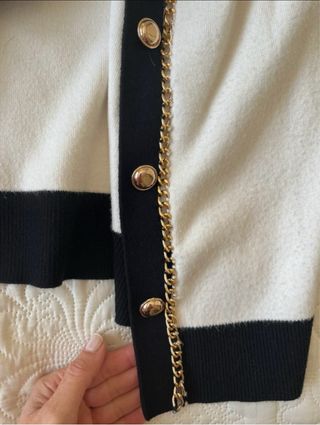 Conjunto Uterqüe rebeca y top cadenas