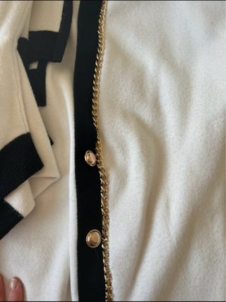 Conjunto Uterqüe rebeca y top cadenas