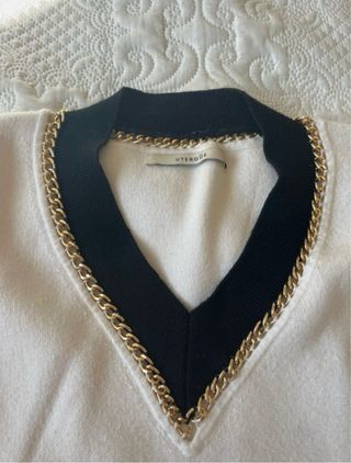 Conjunto Uterqüe rebeca y top cadenas