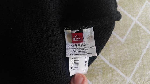 Gorro y bufanda Quiksilver argyle