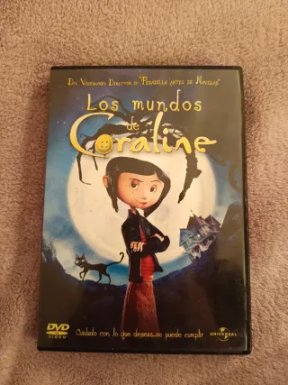 Los Mundos de Coraline DVD como nueva!