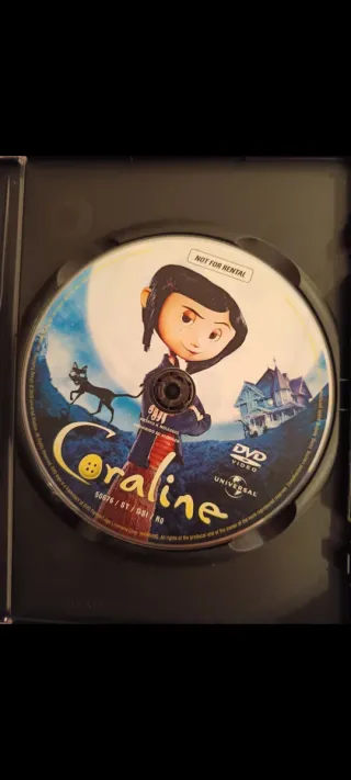 Los Mundos de Coraline DVD como nueva!