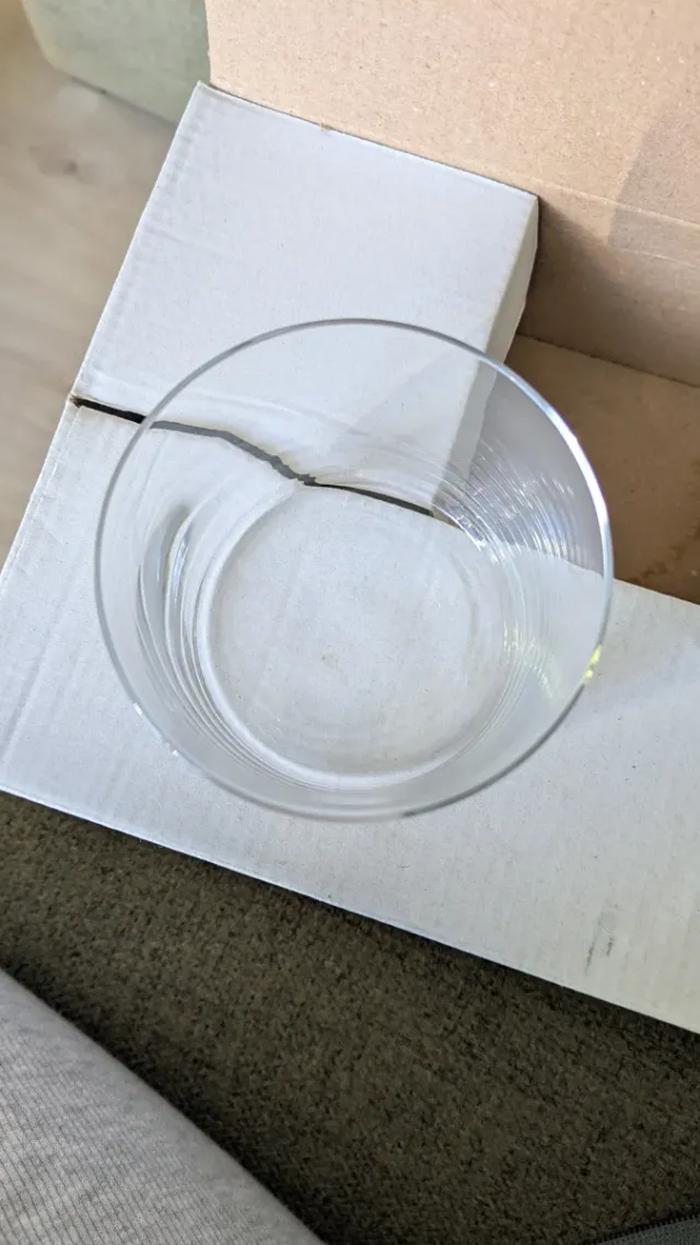 6 Vasos de Sidra de Cristal