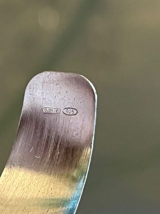 Bracciale rigido vintage argento 925