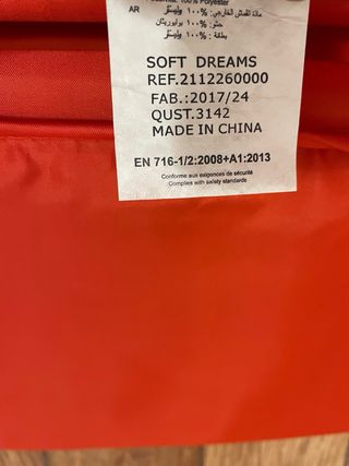 Cuna de viaje Safety 1st roja