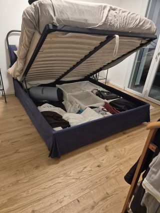 Letto matrimoniale contenitore 2 comodini Cantori