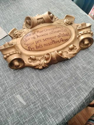 Placa religiosa Déu et Pare Omnipotent