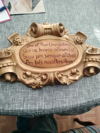 Placa religiosa Déu et Pare Omnipotent