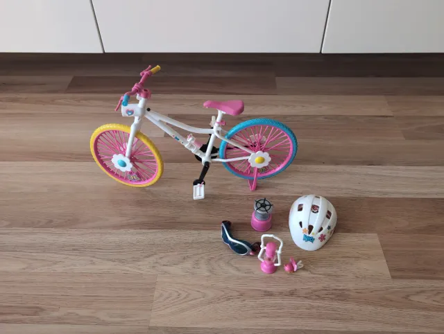 Bicicleta Nancy con accesorios