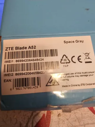ZTE Blade A52 Space Gray