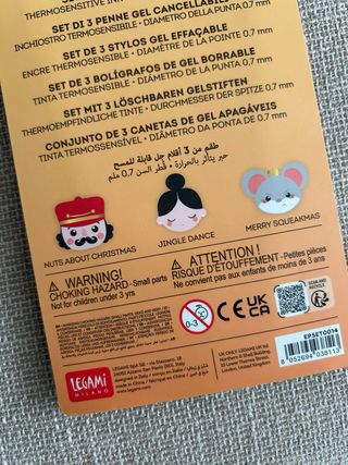 Confezione di pennarelli cancellabili Ed. Limit. Lo Schiaccianoci LEGAMI