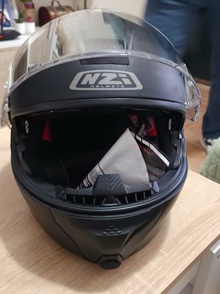 Casco modular negro