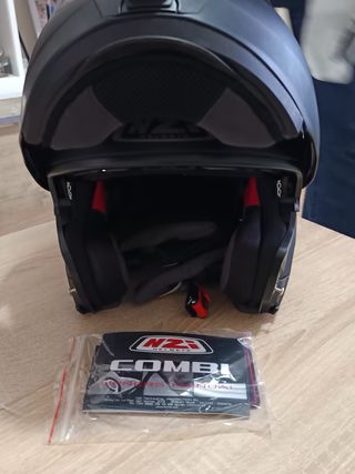 Casco modular negro