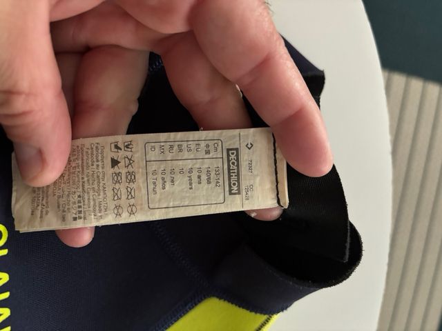 Neopreno Olaian niño