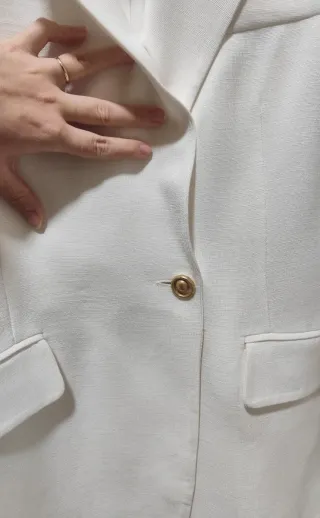 Blazer Claudie Pierlot Blanco marfil