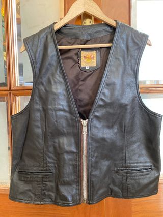 Chaleco Cuero Hard Rock Cafe México
