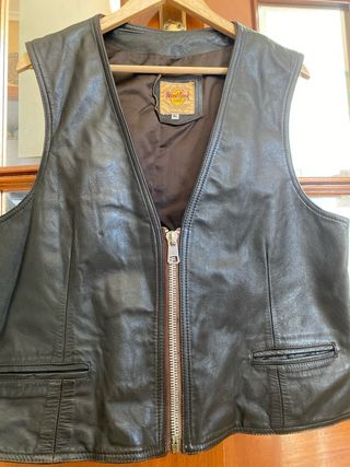 Chaleco Cuero Hard Rock Cafe México