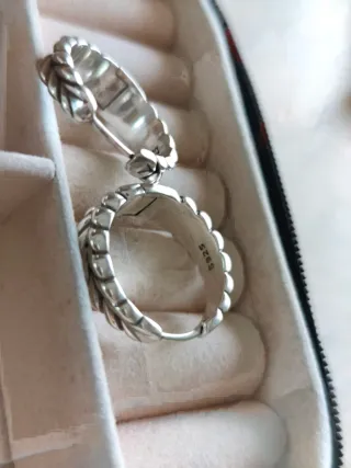 Pendientes Aro S925 Diseño Espiga