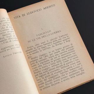 Vita di Ludovico Ariosto–Ubertazzi- 1936