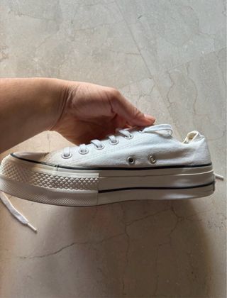Converse blancas plataforma