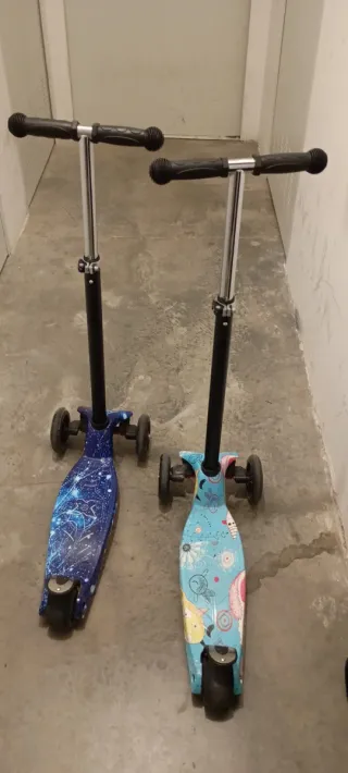 Patinete infantil con diseño divertido
