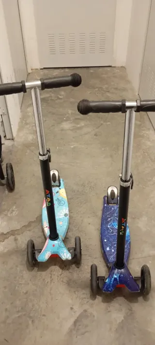 Patinete infantil con diseño divertido