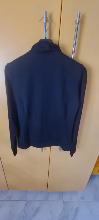 Felpa EA7 Emporio Armani Nera con Logo Rosa