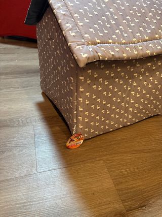 Casa para perro con estampado de flamencos